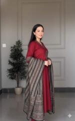 Maroon Gown - Image 3