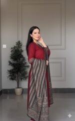 Maroon Gown - Image 2